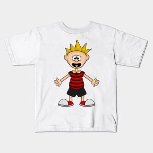 Calvin likes egg Kids T-Shirt